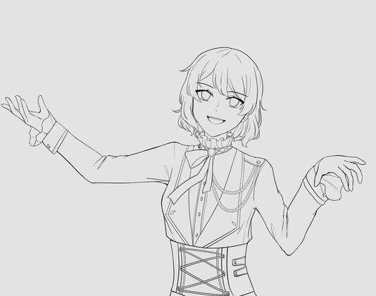 kimiko cover lineart kimiko cover lineart